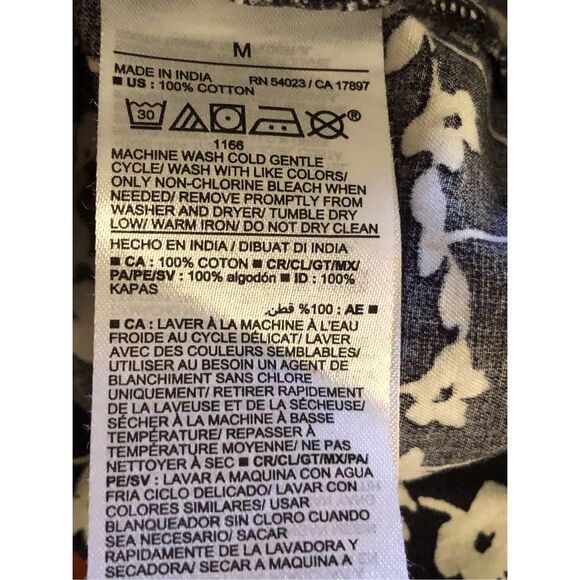 Old Navy Waist-Defined Poplin Side-Cutout Mini Dress SZ M - Picture 10 of 10